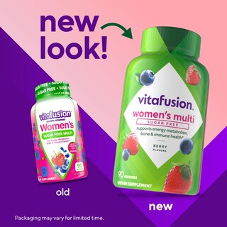 Foto 2 | Suplemento Multivitamínico Vitafusion Sin Azúcar Para Mujeres, 90 Unidades - Venta Internacional.
