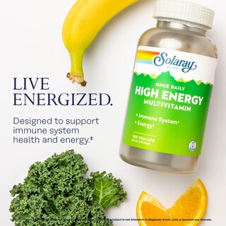 Foto 3 | Multivitamínico Solaray De Alta Energía, 180 Cápsulas Vegetales, Una Vez Al Día - Venta Internacional.