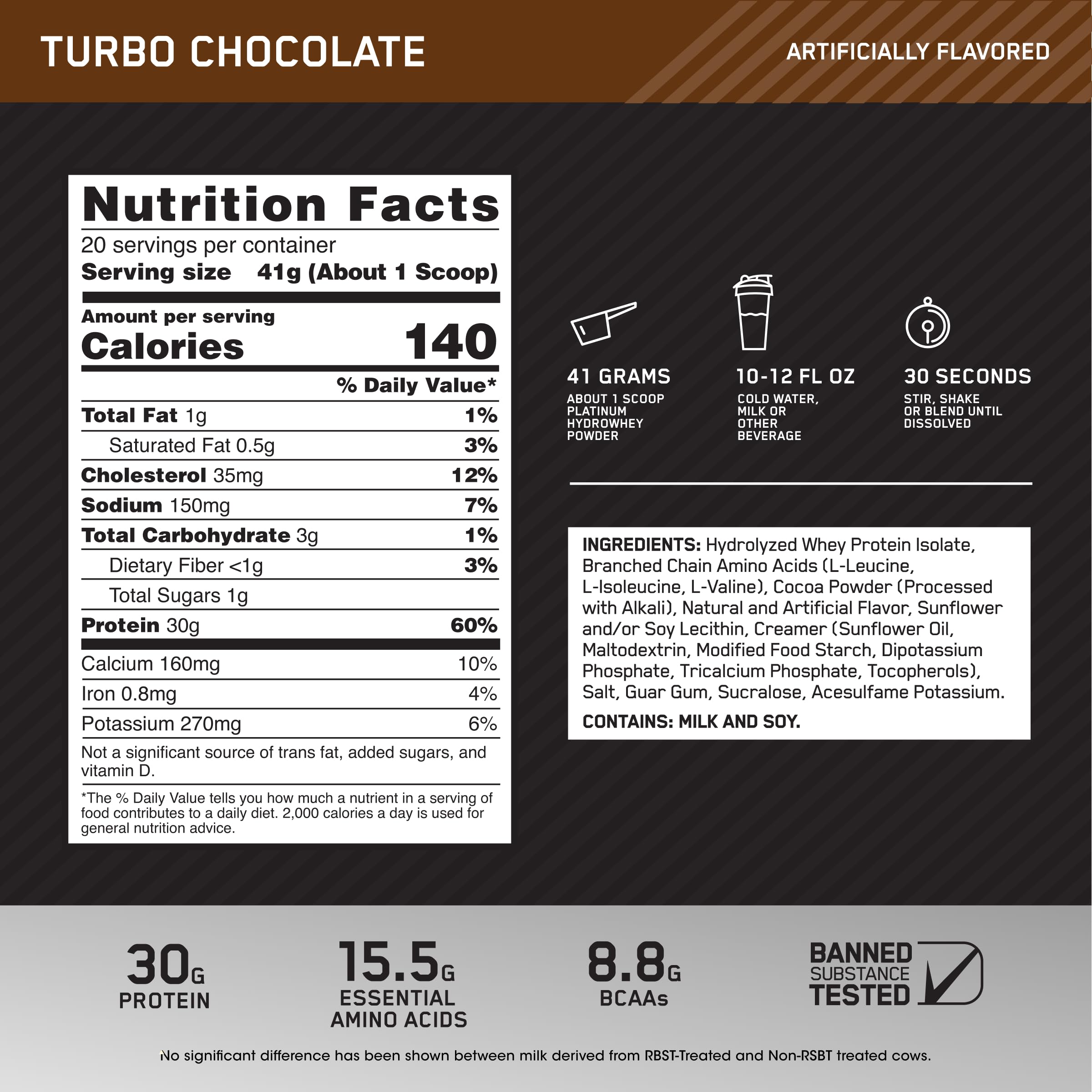 Foto 3 | Proteína En Polvo Optimum Nutrition Platinum Hydrowhey 816g - Venta Internacional.