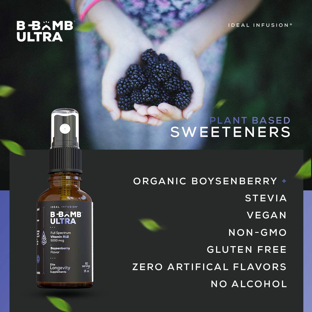 Foto 6 pulgar | Suplemento Ideal Infusion B-bomb Triple Vitamina B12 5000 Mcg - Venta Internacional.