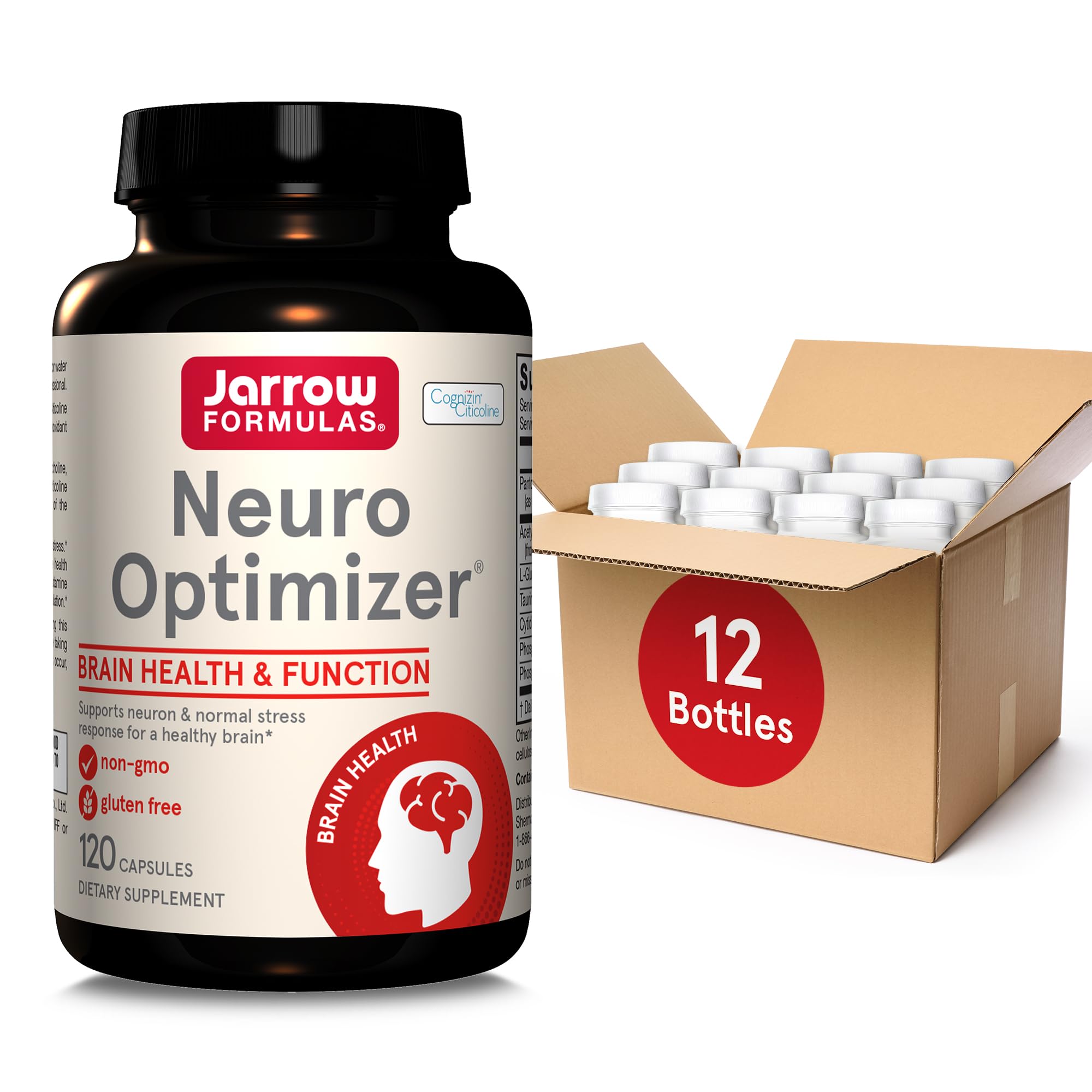 Suplemento Jarrow Formulas Neuro Optimizer 120 Cápsulas - Venta Internacional.