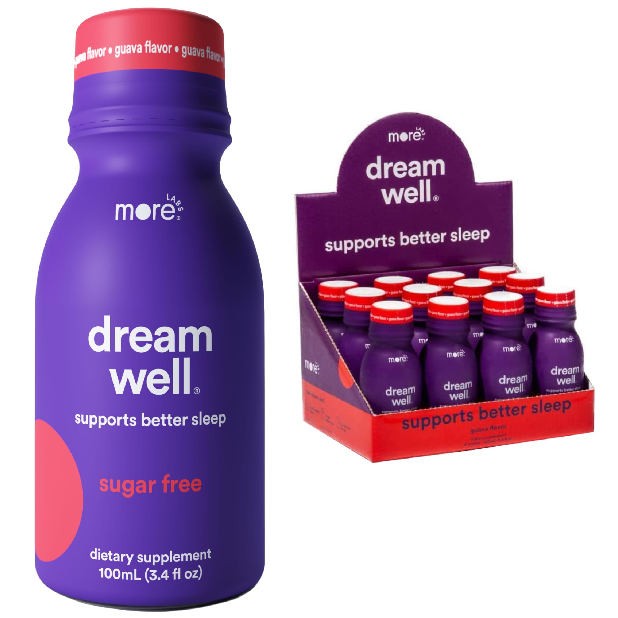 Sleep Drink More Labs Dream Well, Paquete De 12 Mg De Melatonina - Venta Internacional.