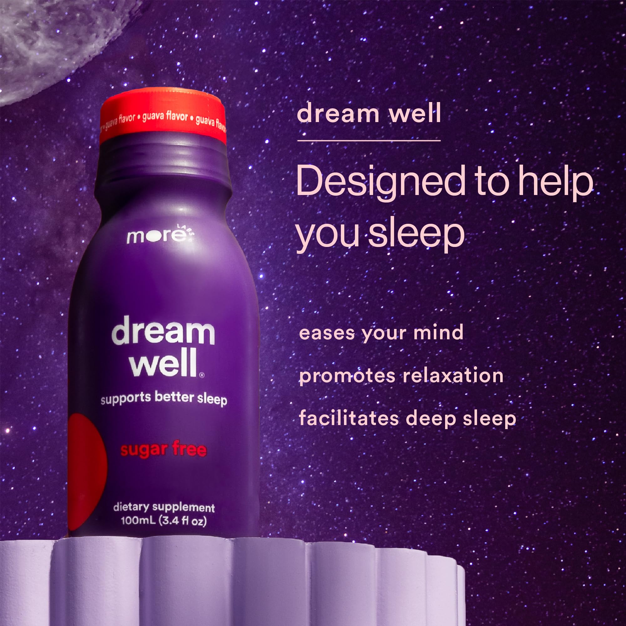 Foto 4 pulgar | Sleep Drink More Labs Dream Well, Paquete De 12 Mg De Melatonina - Venta Internacional.