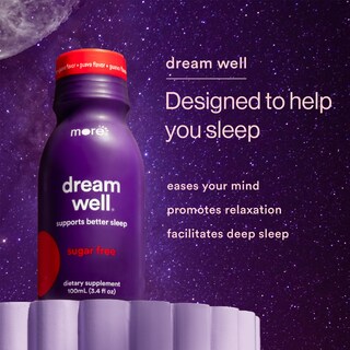 Foto 3 | Sleep Drink More Labs Dream Well, Paquete De 12 Mg De Melatonina - Venta Internacional.