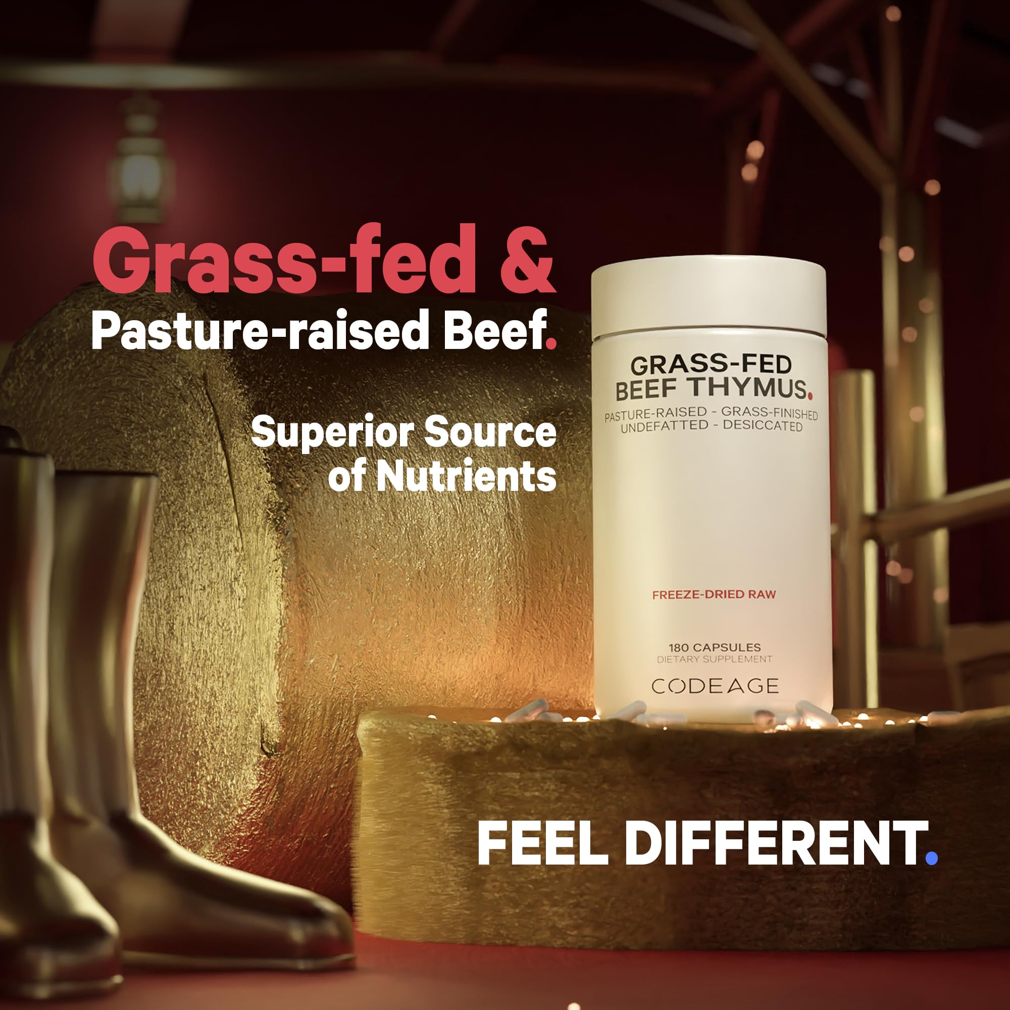 Foto 3 | Suplemento Codeage Superfood de Carne de Res 180 Cápsulas - Venta Internacional