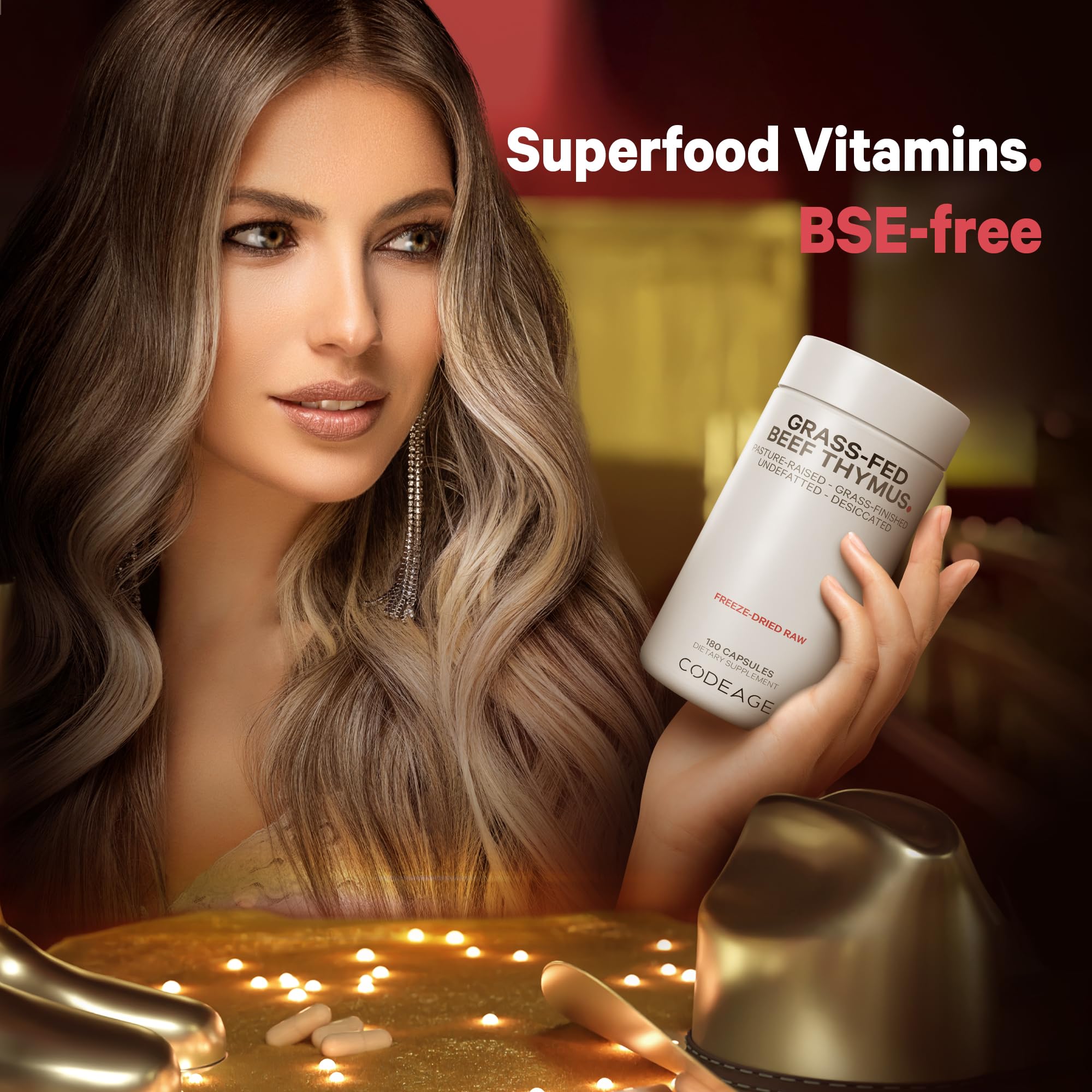Foto 6 pulgar | Suplemento Codeage Superfood de Carne de Res 180 Cápsulas - Venta Internacional
