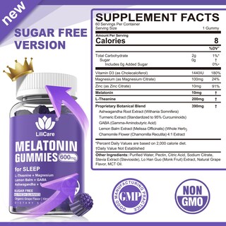 Foto 2 | Melatonina Envydeal 20 Mg 60 Gomitas 2 Pack - Venta Internacional
