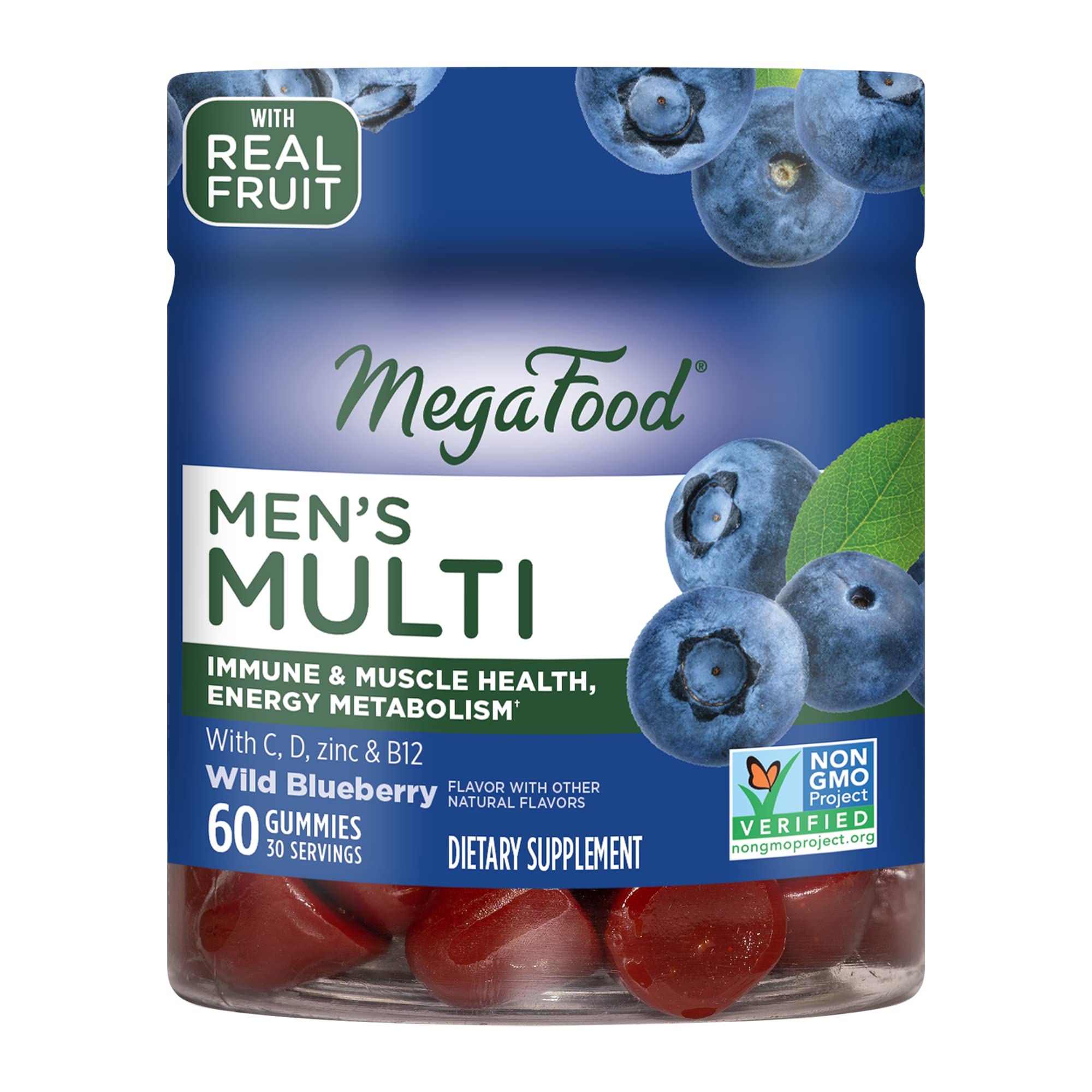 Gummy Vitamins Megafood Multi Para Hombre, 60 Gomitas - Venta Internacional.