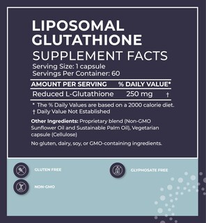 Foto 2 | Suplemento Bodybio Glutatión Liposomal 60 Cápsulas - Venta Internacional