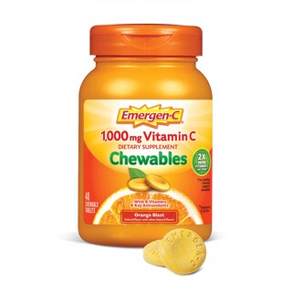 Foto 4 | Suplemento De Vitamina C Masticable Emergen-c 1000 Mg 40 Tabletas - Venta Internacional.