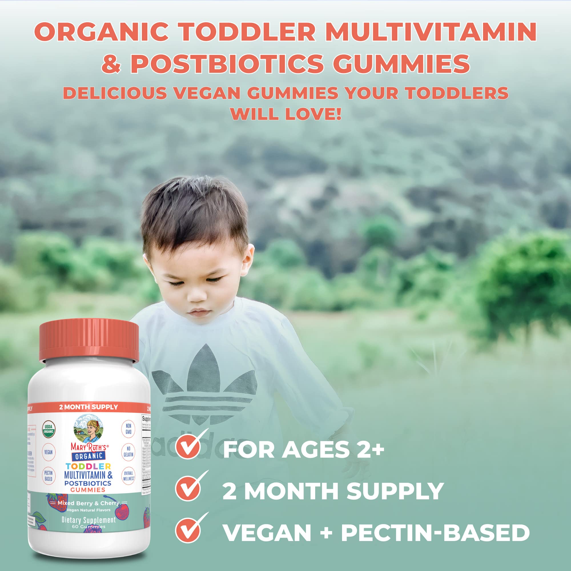 Foto 4 pulgar | Gomitas Multivitamínicas Maryruth's Toddler Con Postbiotics, 60 Dosis - Venta Internacional.
