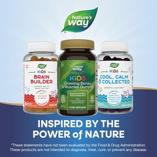 Foto 7 | Complementa Las Gomitas Nature's Way Kids Growing Bones & Muscles - Venta Internacional.