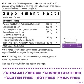Foto 3 | Suplemento Bluebonnet Nutrition Targeted Choice Sleep 30 Cápsulas - Venta Internacional.