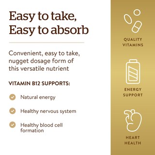 Foto 4 | Suplemento Solgar De Vitamina B12 Sublingual 1000 Mcg 250 Comprimidos - Venta Internacional.