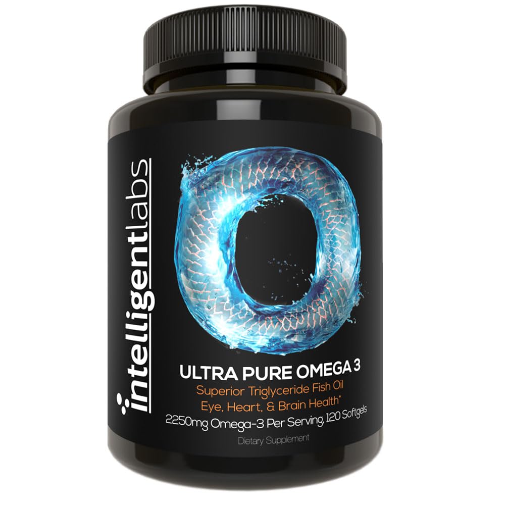 Foto 2 pulgar | Suplemento De Triglicéridos Omega 3 De Intelligent Labs, 2250 Mg, 120 Cápsulas Blandas - Venta Internacional.