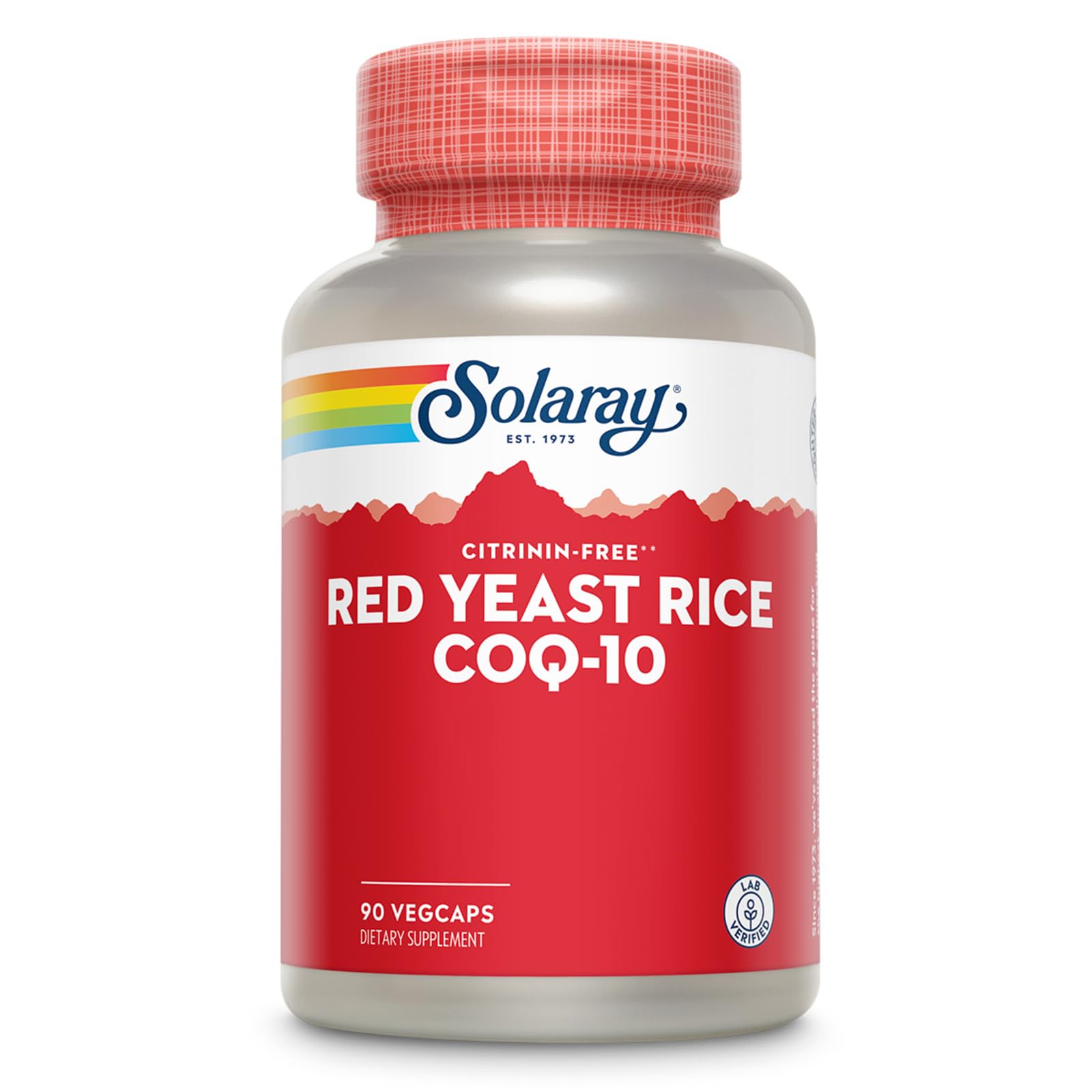 Suplemento Solaray De Arroz De Levadura Roja Con Coq10 Y Niacina 90 Cápsulas Vegetales - Venta Internacional.