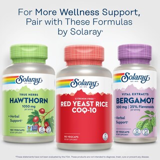 Foto 6 | Suplemento Solaray De Arroz De Levadura Roja Con Coq10 Y Niacina 90 Cápsulas Vegetales - Venta Internacional.