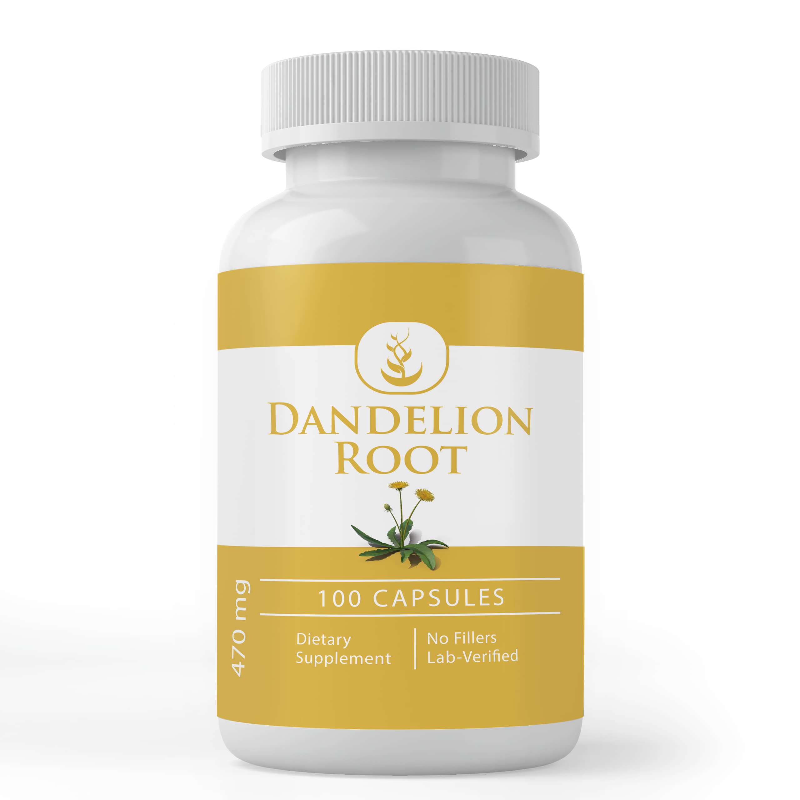 Suplemento Con Ingredientes Puros Y Originales, Raíz De Diente De León, 100 Cápsulas - Venta Internacional.