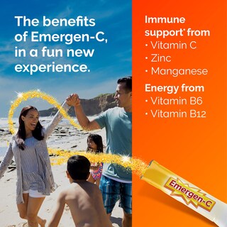 Foto 4 | Suplemento Crystals Vitamina C Emergen-C 56 Paquetes-Venta Internacional