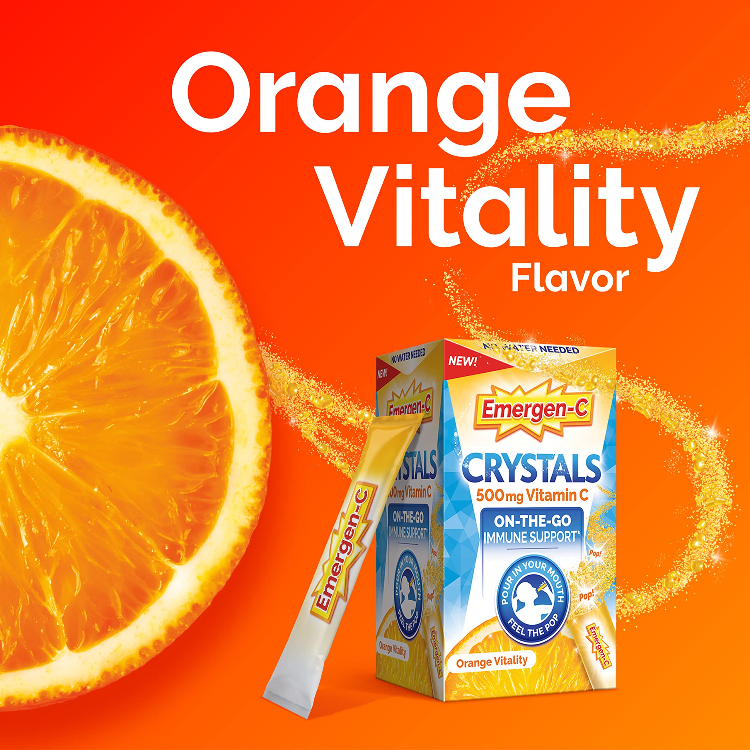 Foto 5 | Suplemento Crystals Vitamina C Emergen-C 56 Paquetes-Venta Internacional