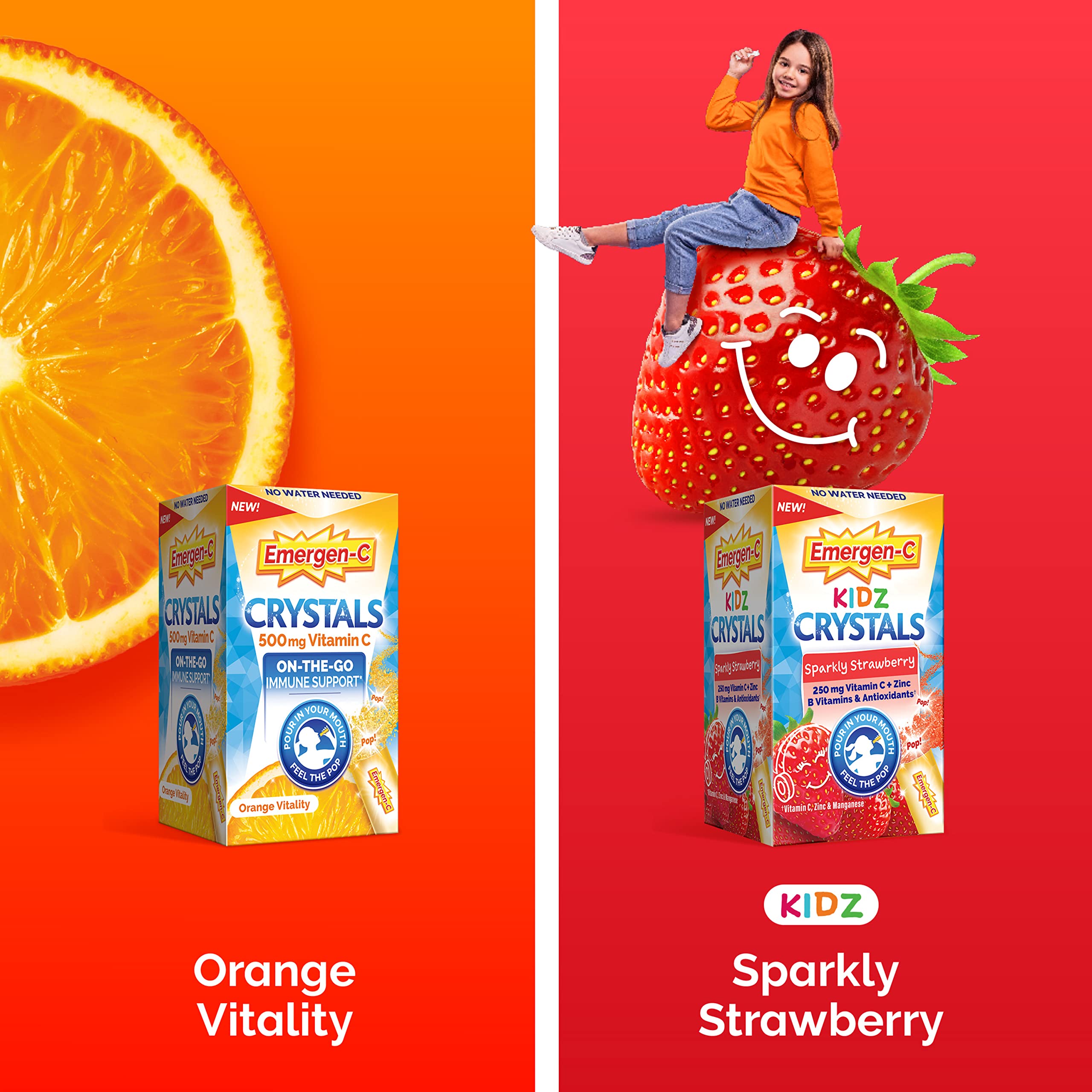 Foto 6 | Suplemento Crystals Vitamina C Emergen-C 56 Paquetes-Venta Internacional
