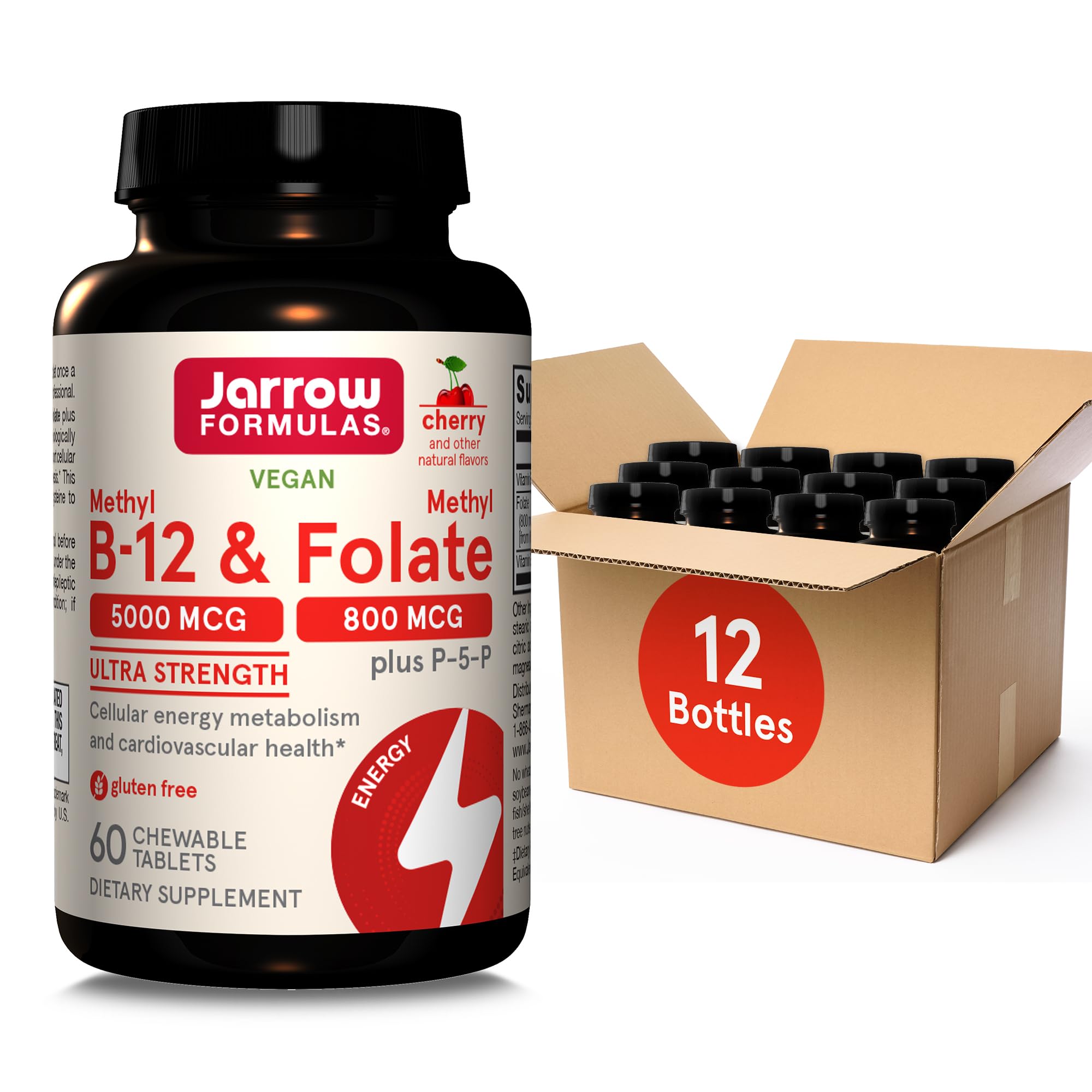 Suplemento De Metil B-12 Ultra Fuerte De Jarrow Formulas, 5000 Mcg - Venta Internacional.
