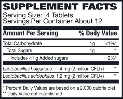 Foto 3 | Suplemento Rising Pharma Floranex Lactobacillus 50 Comprimidos - Venta Internacional.