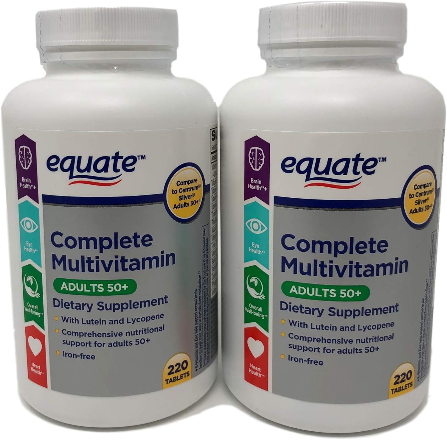 Multivitamínico Equivalente A Adultos Mayores De 50 Años, 220 Comprimidos Al Día - Venta Internacional.