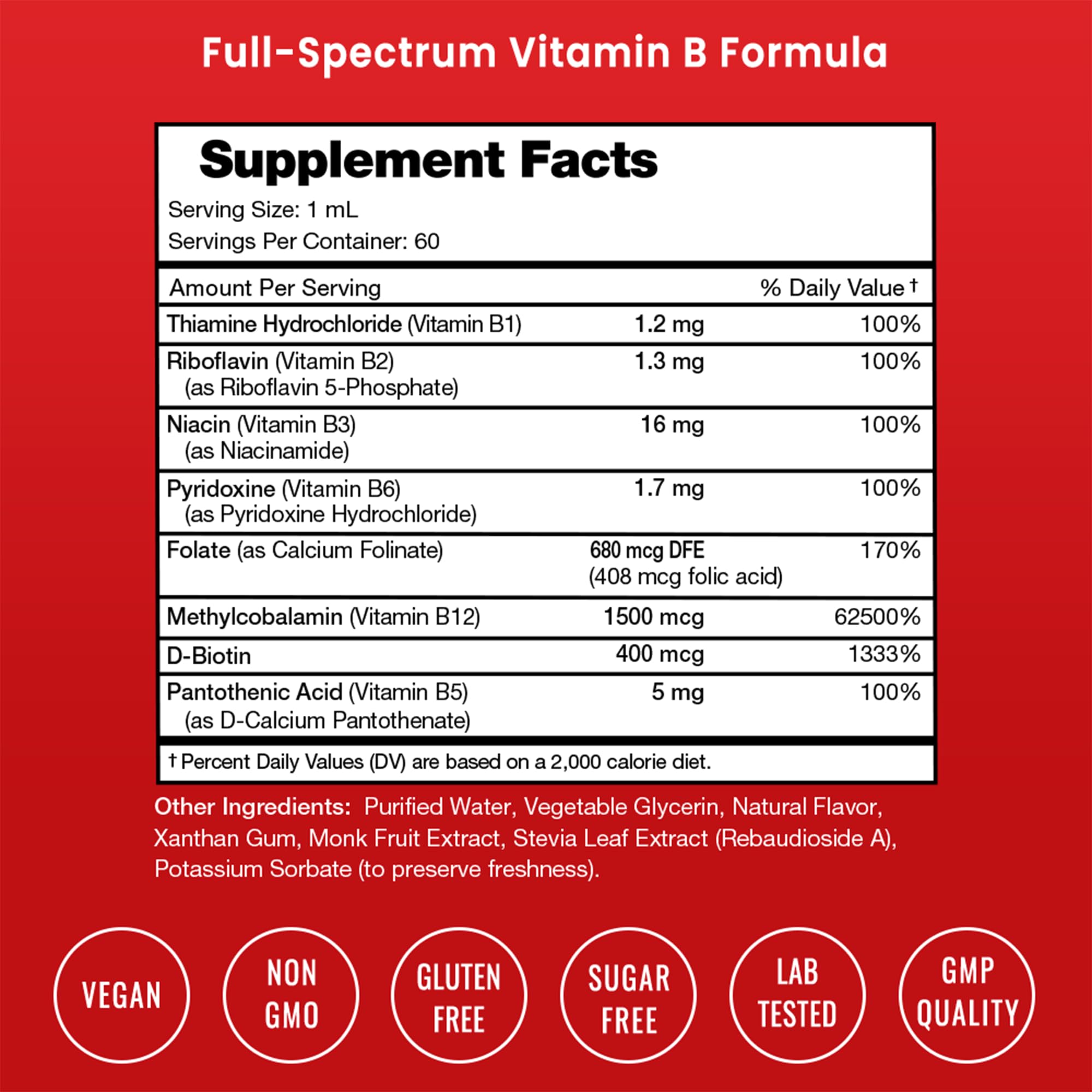 Foto 3 pulgar | Suplemento Líquido De Complejo De Vitamina B Nutrachamps, 60 Porciones - Venta Internacional.