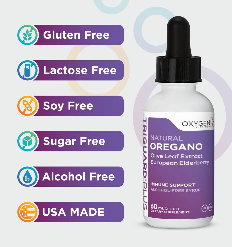 Foto 3 pulgar | Suplemento De Aceite De Orégano Triguard Plus De Oxygen Nutrition, 60 Ml - Venta Internacional.