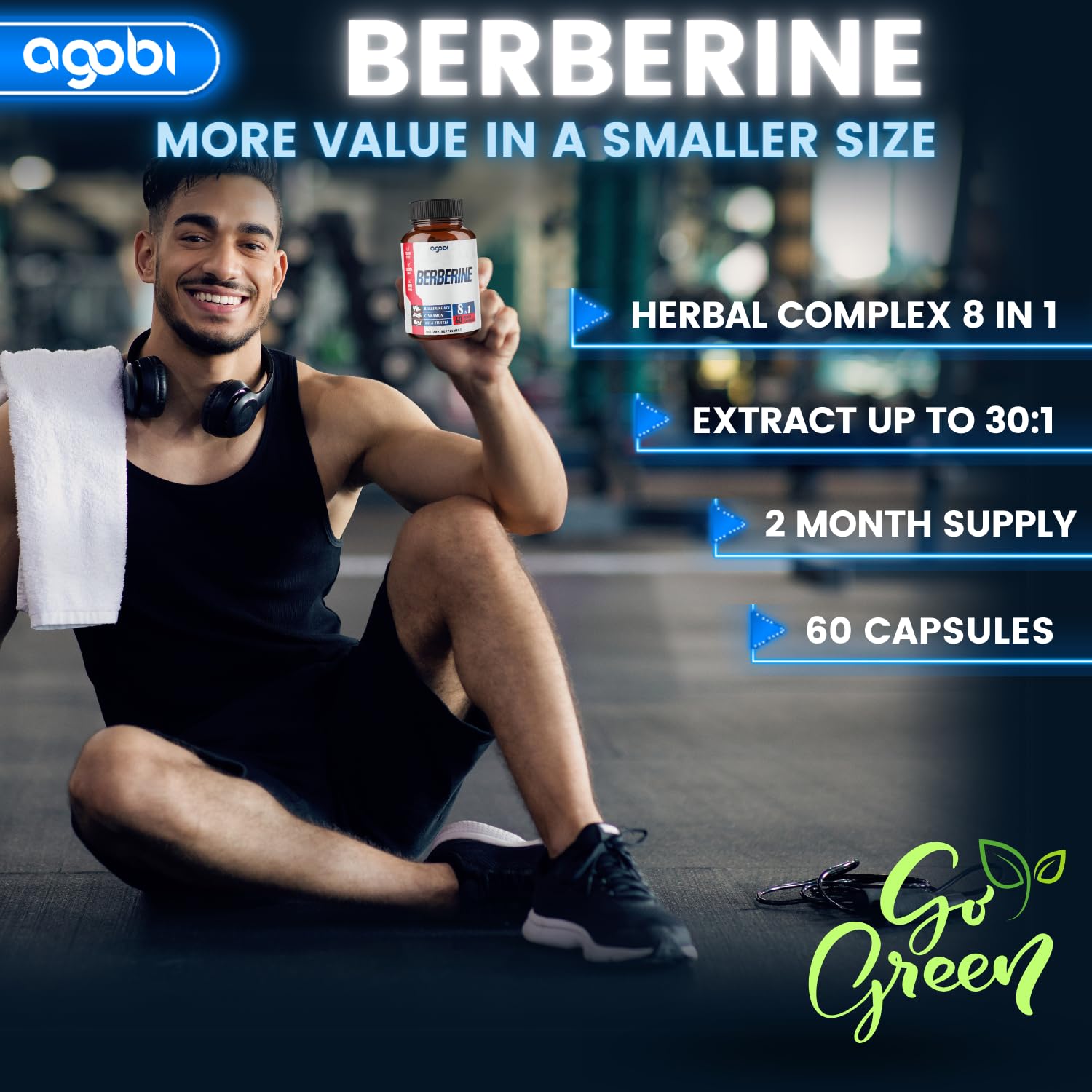 Foto 4 | Suplemento Agobi Berberine Con Ceilán, Cardo Mariano Y Cúrcuma - Venta Internacional.