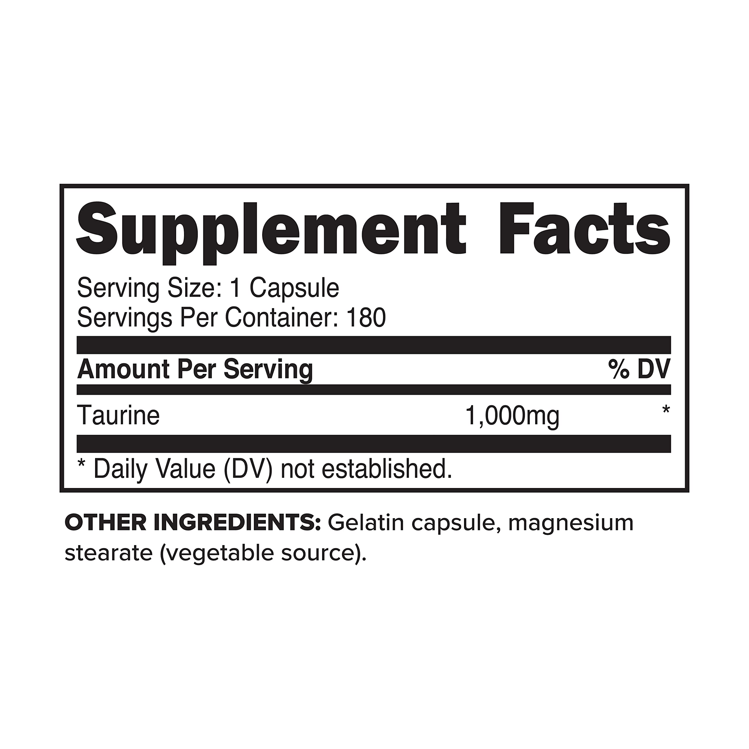 Foto 3 pulgar | Suplemento Primaforce Taurine 1000 Mg 180 Cápsulas - Venta Internacional.