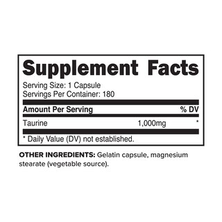 Foto 2 | Suplemento Primaforce Taurine 1000 Mg 180 Cápsulas - Venta Internacional.