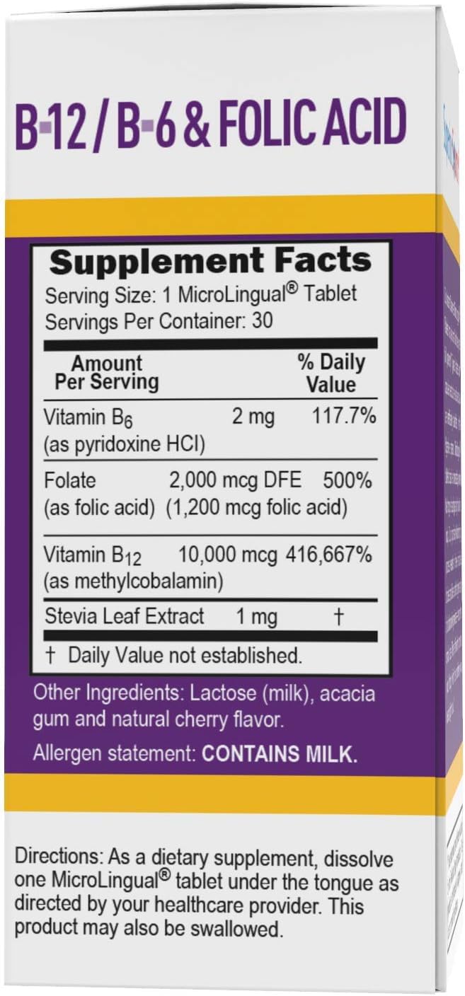 Foto 4 | Suplemento De Vitamina B-12, Metilcobalamina De Fuente Superior, 10000 Mcg - Venta Internacional.