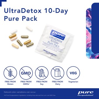 Foto 3 | Supplement Pure Encapsulations Ultradetox, Paquete Puro De 10 Días - Venta Internacional.