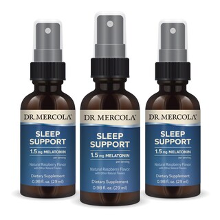 Foto 1 | Spray De Melatonina Dr. Mercola 25 Ml (paquete De 3) Sin Gluten Y Sin Ogm - Venta Internacional.