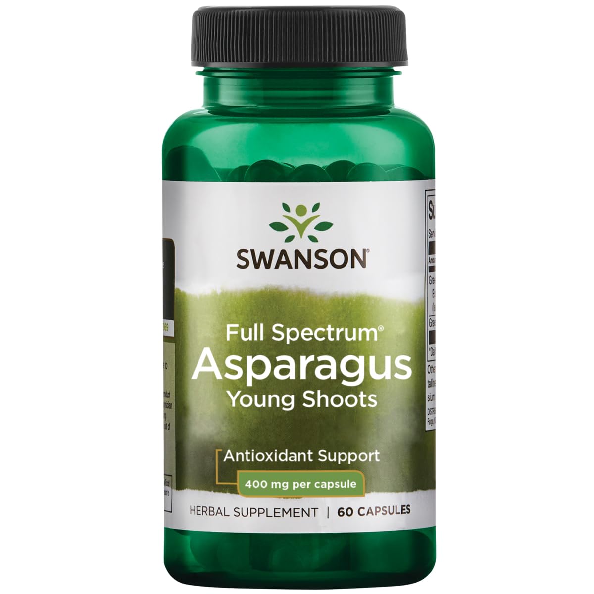 Suplemento Swanson Asparagus Young Shoots 60 Cápsulas - Venta Internacional.