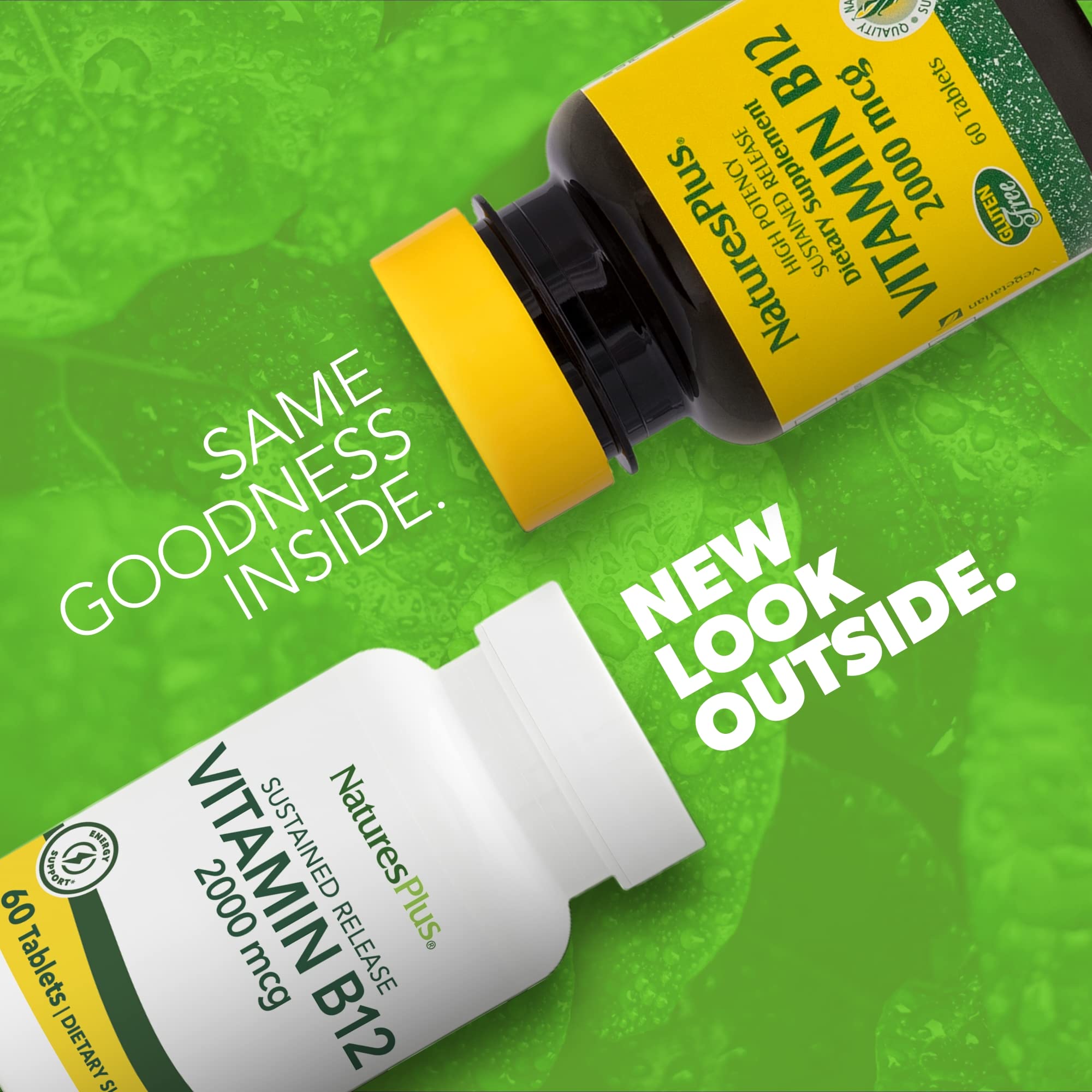 Foto 2 | Suplemento Natures Plus De Vitamina B12 2000 Mcg 60 Tabletas - Venta Internacional.