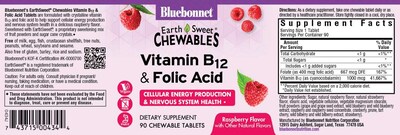 Foto 2 | Suplemento De Vitamina B12 Y Ácido Fólico De Bluebonnet Nutrition - Venta Internacional.