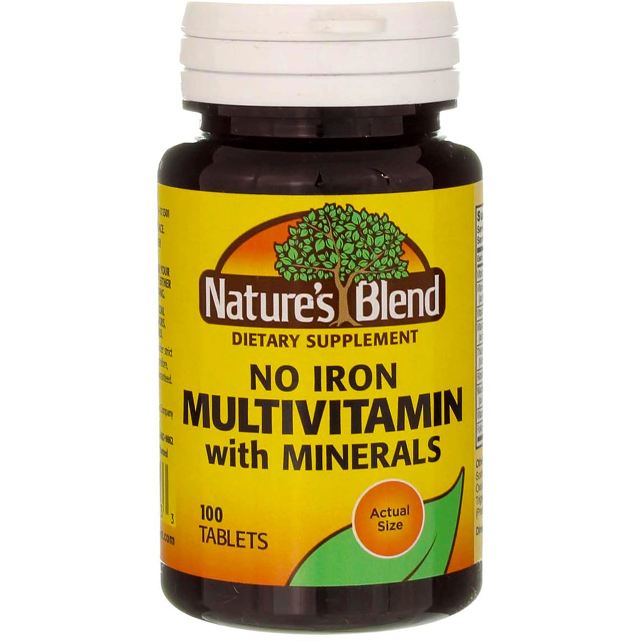 Suplemento Nature's Blend De Múltiples Vitaminas Con Minerales, 100 Tabletas - Venta Internacional.