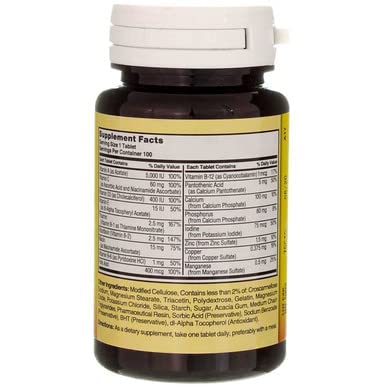 Foto 8 pulgar | Suplemento Nature's Blend De Múltiples Vitaminas Con Minerales, 100 Tabletas - Venta Internacional.
