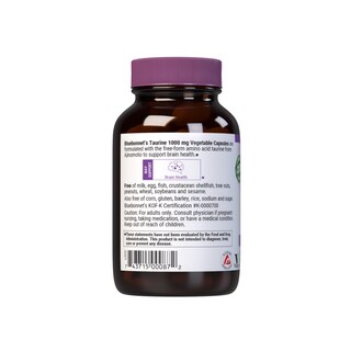 Foto 3 | Suplemento Bluebonnet Nutrition Con Taurina, 1000 Mg, 50 Cápsulas - Venta Internacional.