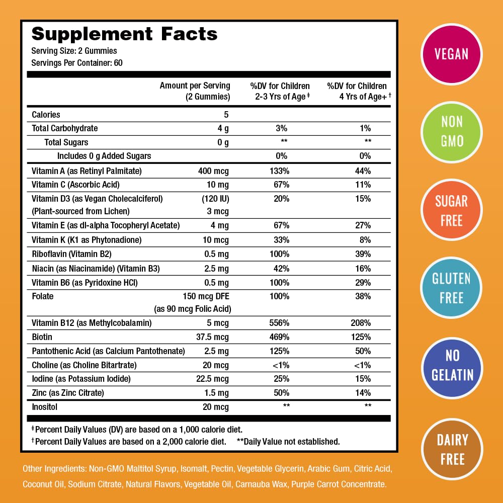 Foto 6 pulgar | Gomitas Multivitamínicas Nutrachamps Kids 120 Veganas Sin Azúcar - Venta Internacional.
