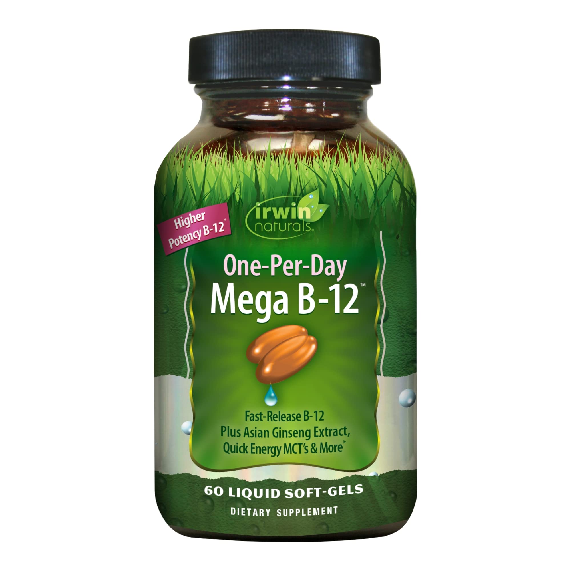 Suplemento De Mega B-12 De Irwin Naturals, 1 Vez Al Día, 1500 Mcg - Venta Internacional.