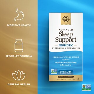 Foto 3 | Suplemento Probiótico Solgar Advanced Sleep Support 30 Cápsulas - Venta Internacional.