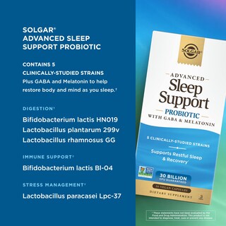 Foto 5 | Suplemento Probiótico Solgar Advanced Sleep Support 30 Cápsulas - Venta Internacional.