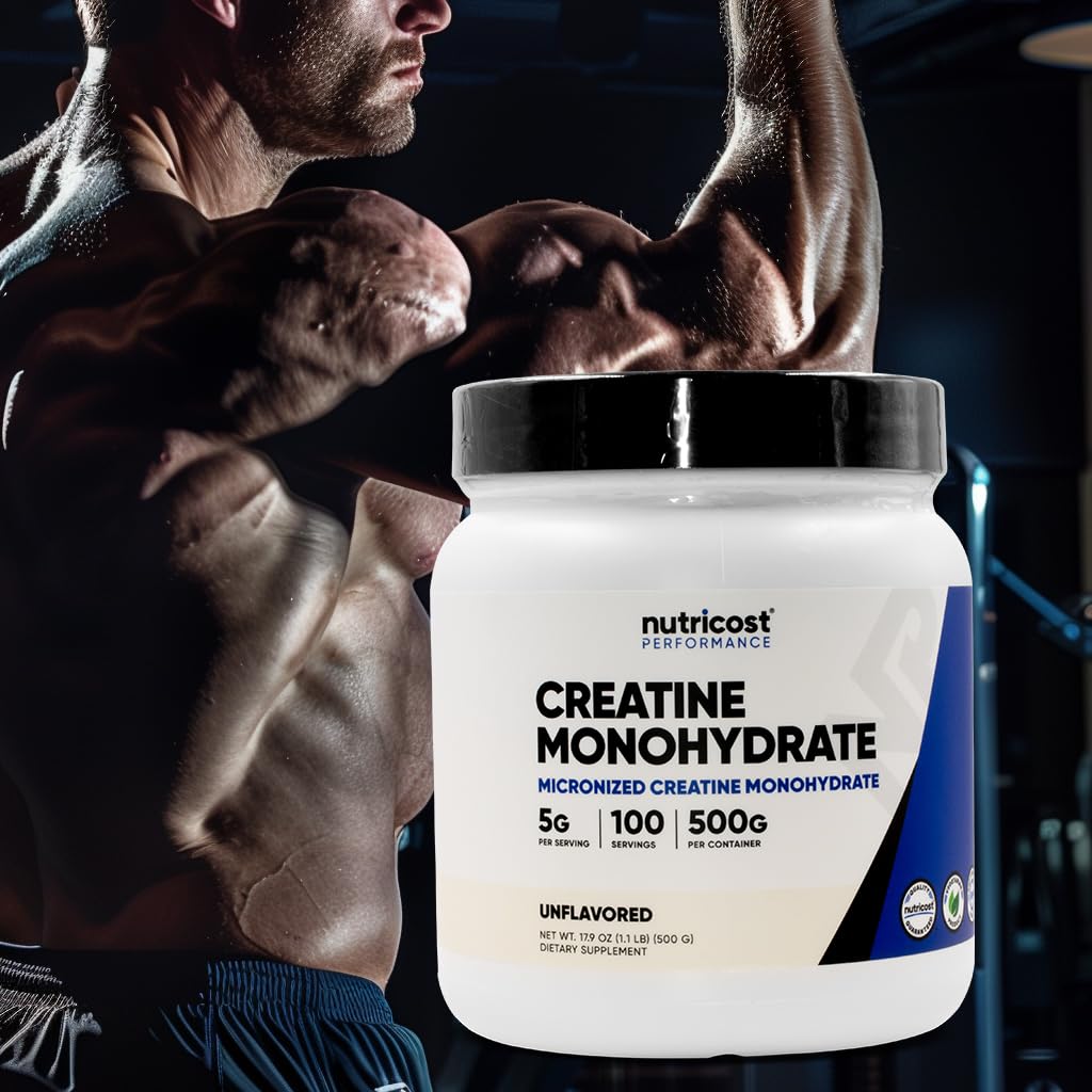 Foto 8 pulgar | Monohidrato De Creatina En Polvo Nutricost, 500 G (17,9 Oz), Paquete De 2 - Venta Internacional.