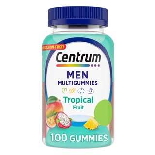Foto 1 | Gomitas Multivitamin Centrum Para Hombre, Frutas Tropicales, 100 Unidades - Venta Internacional.