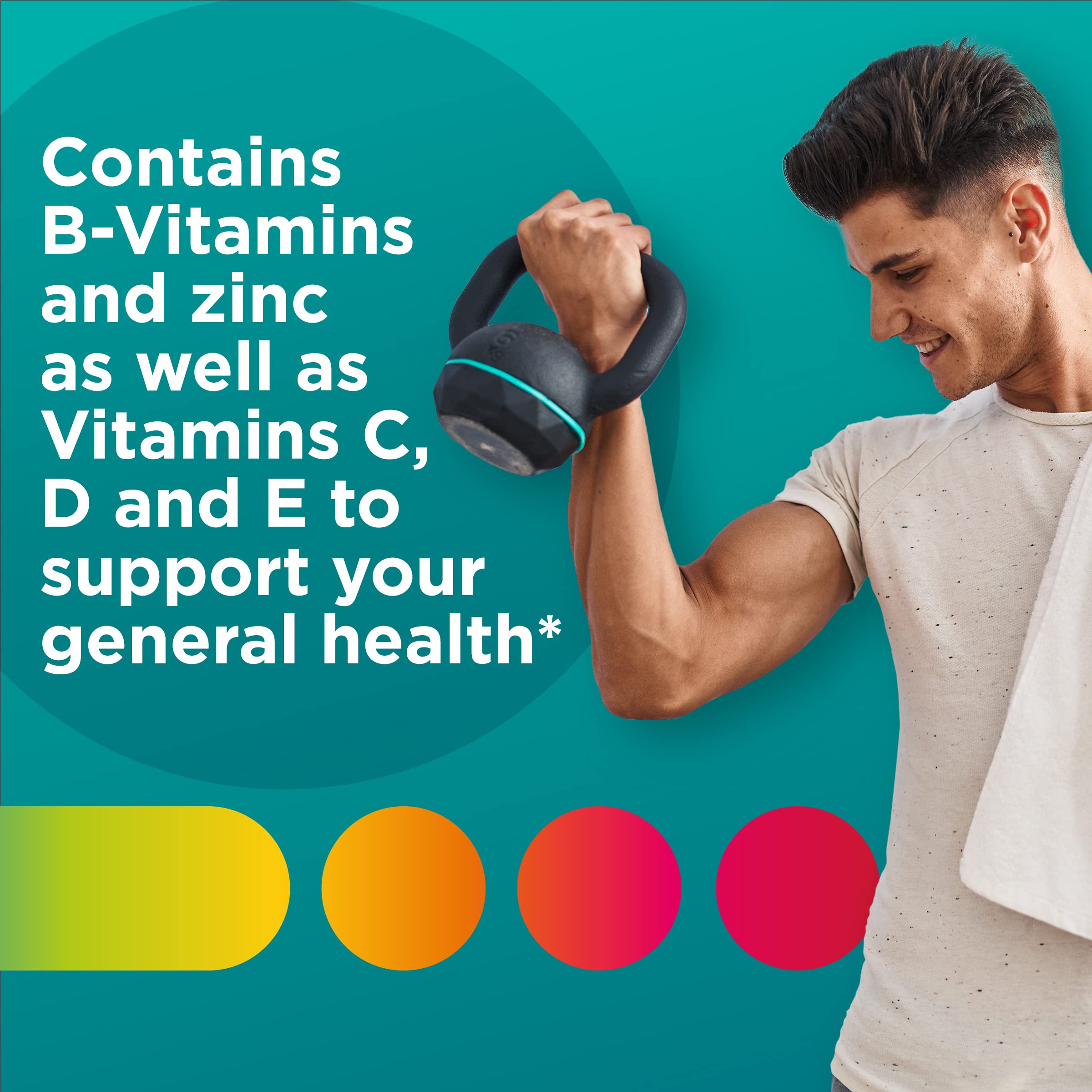 Foto 4 pulgar | Gomitas Multivitamin Centrum Para Hombre, Frutas Tropicales, 100 Unidades - Venta Internacional.