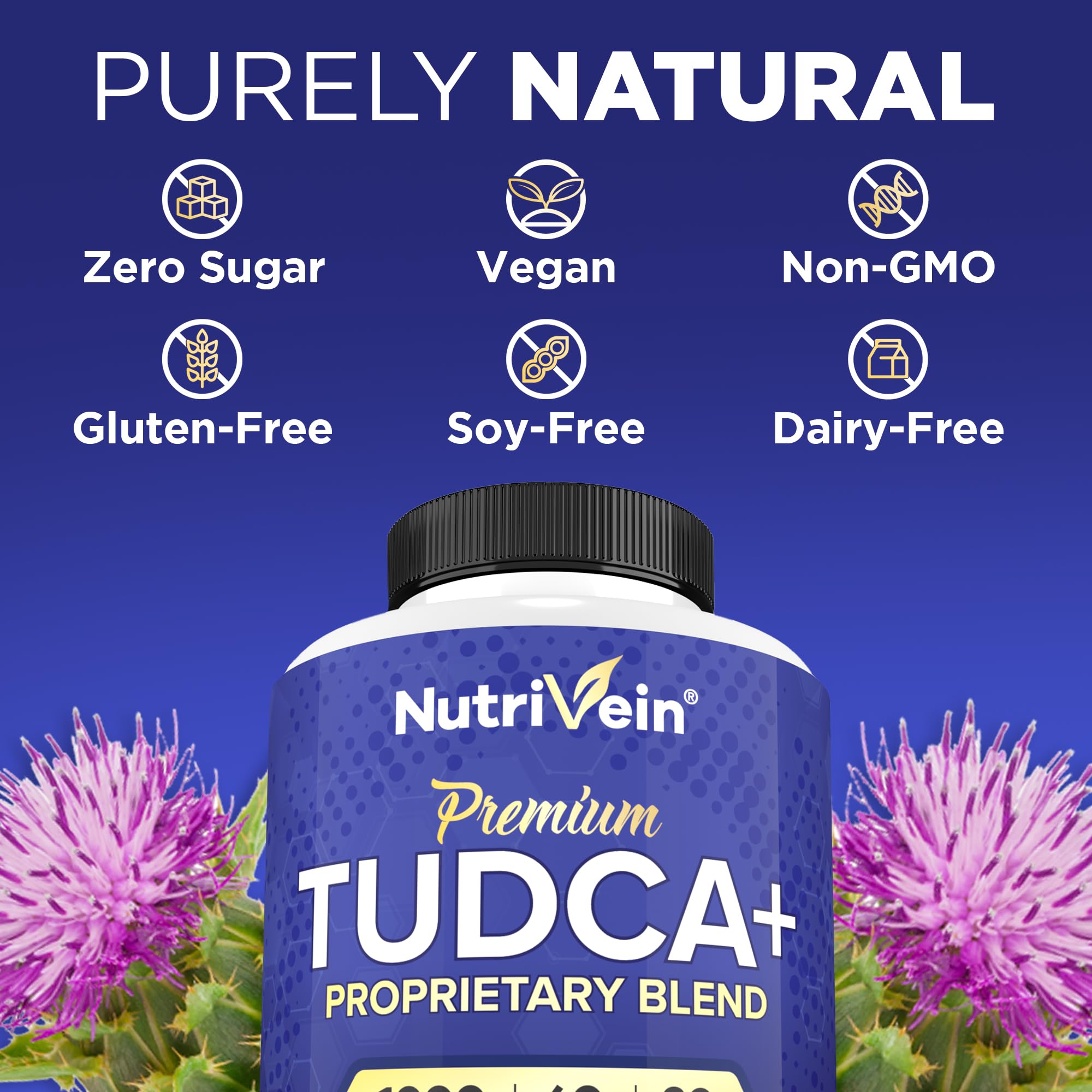 Foto 7 pulgar | Suplemento Nutrivein Tudca+ Liver Support 1000 Mg 60 Cápsulas - Venta Internacional.